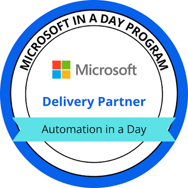 Microsoft Automation in a Day Delivery Partner