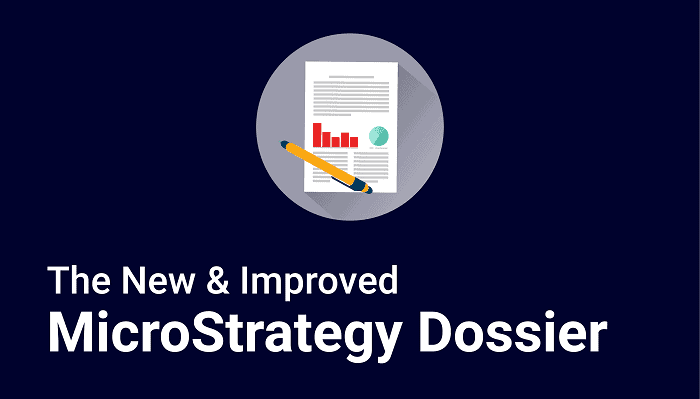 dossier in microstrategy