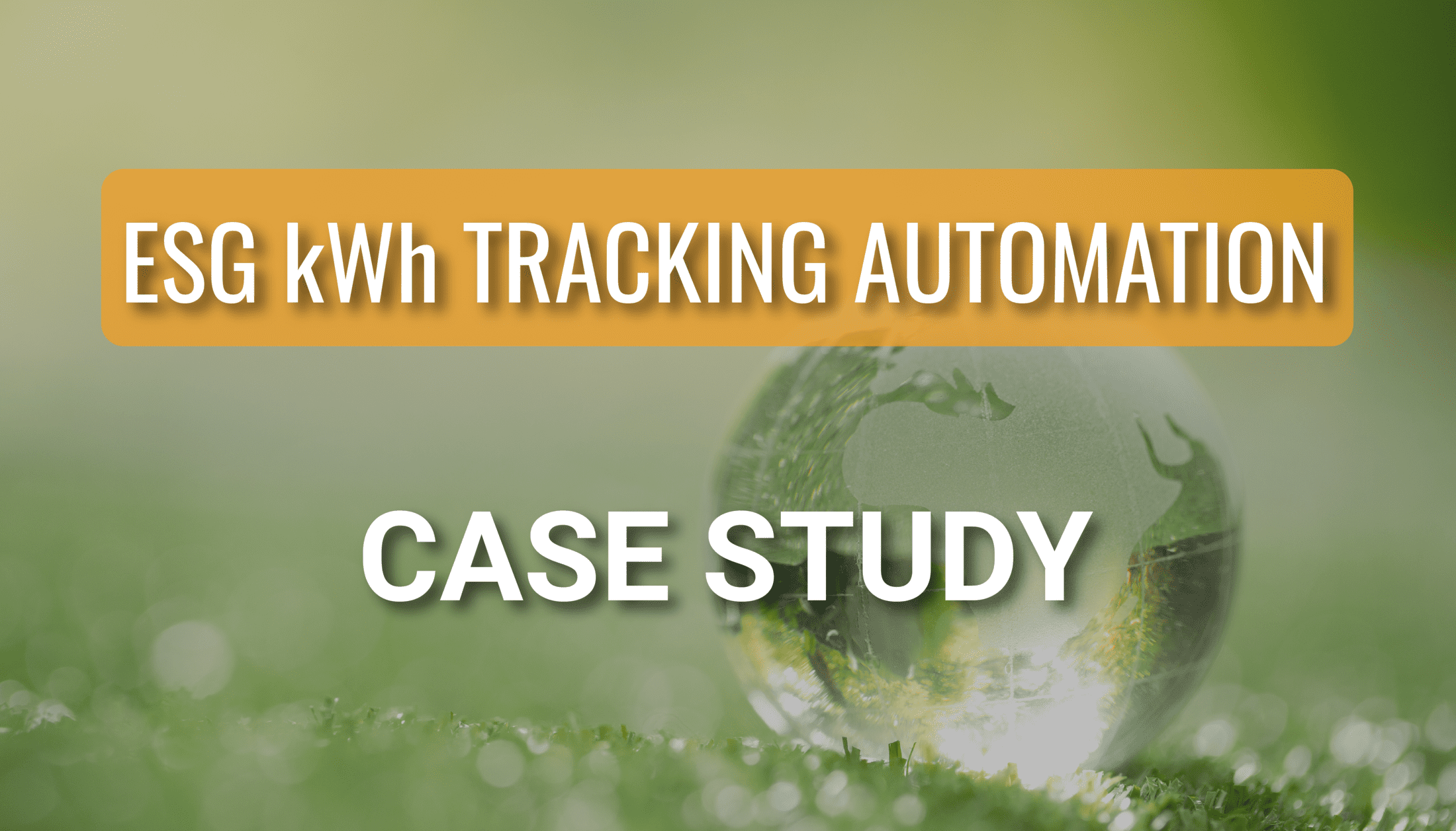 ESG Tracking Automation Case Study