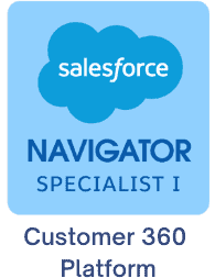 Level 1 Specialist – Customer 360 Platform blue