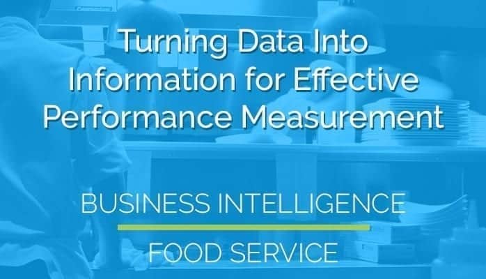 Turning Data Into Information for Effective Performance Measurement