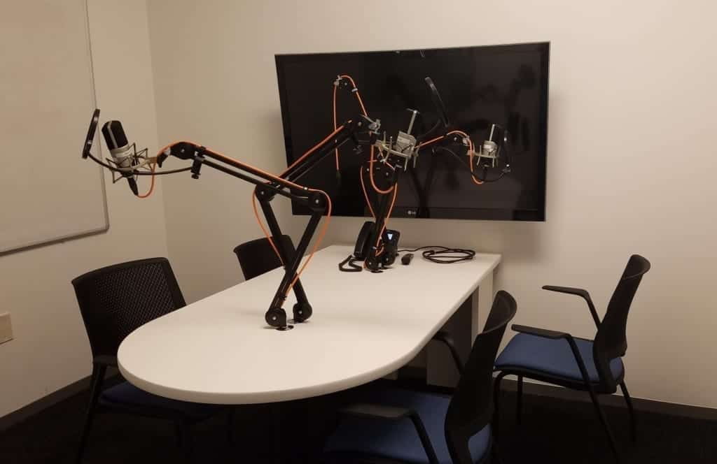 podcast room clean board