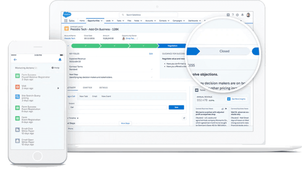 salesforce sales cloud salesforce lead to cash