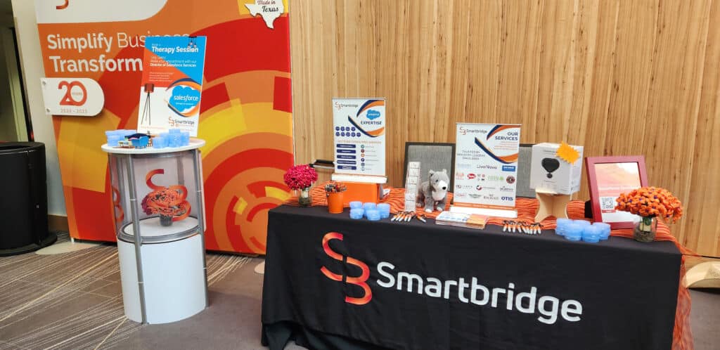Salesforce Smartbridge booth