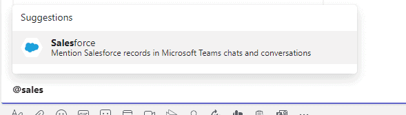 Salesforce and Microsoft Teams Integration 