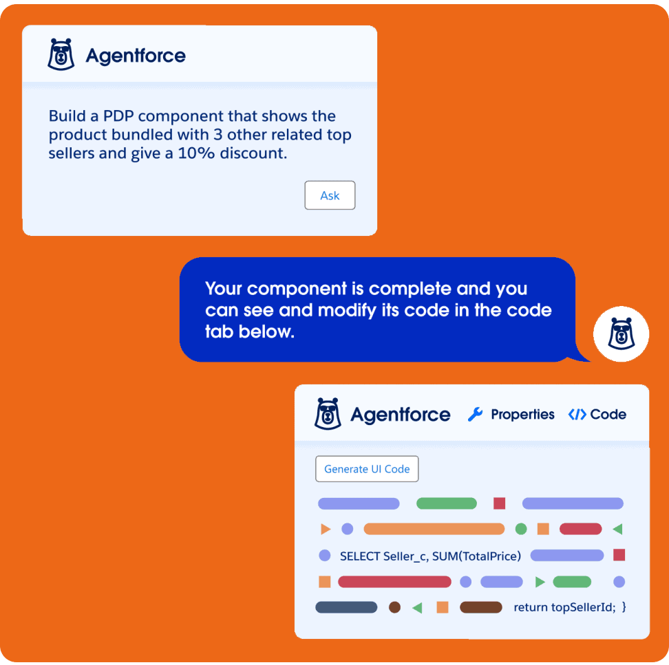 Agentforce Vibes - Vibe Coding example from Salesforce