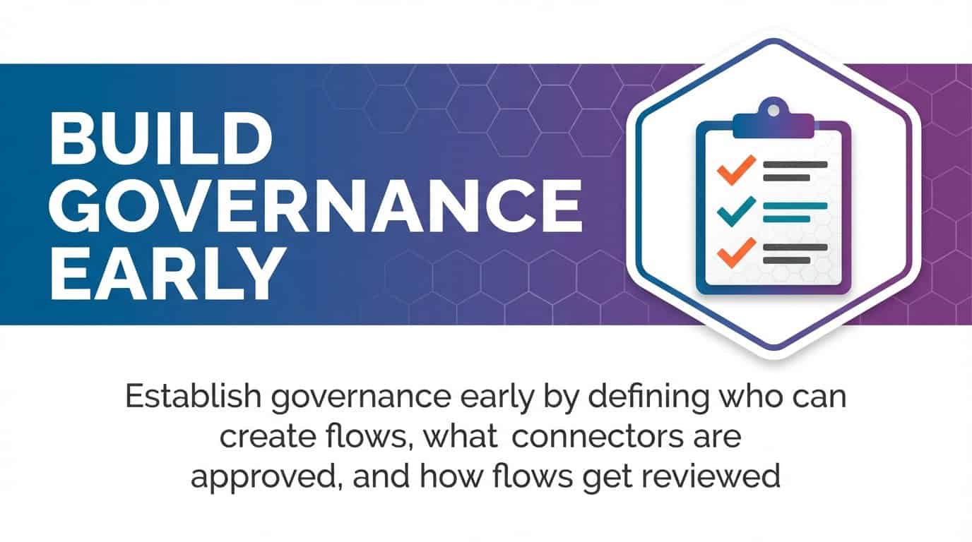 Build governance early