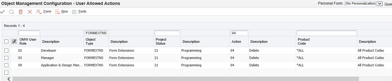 JDE Form Extensions