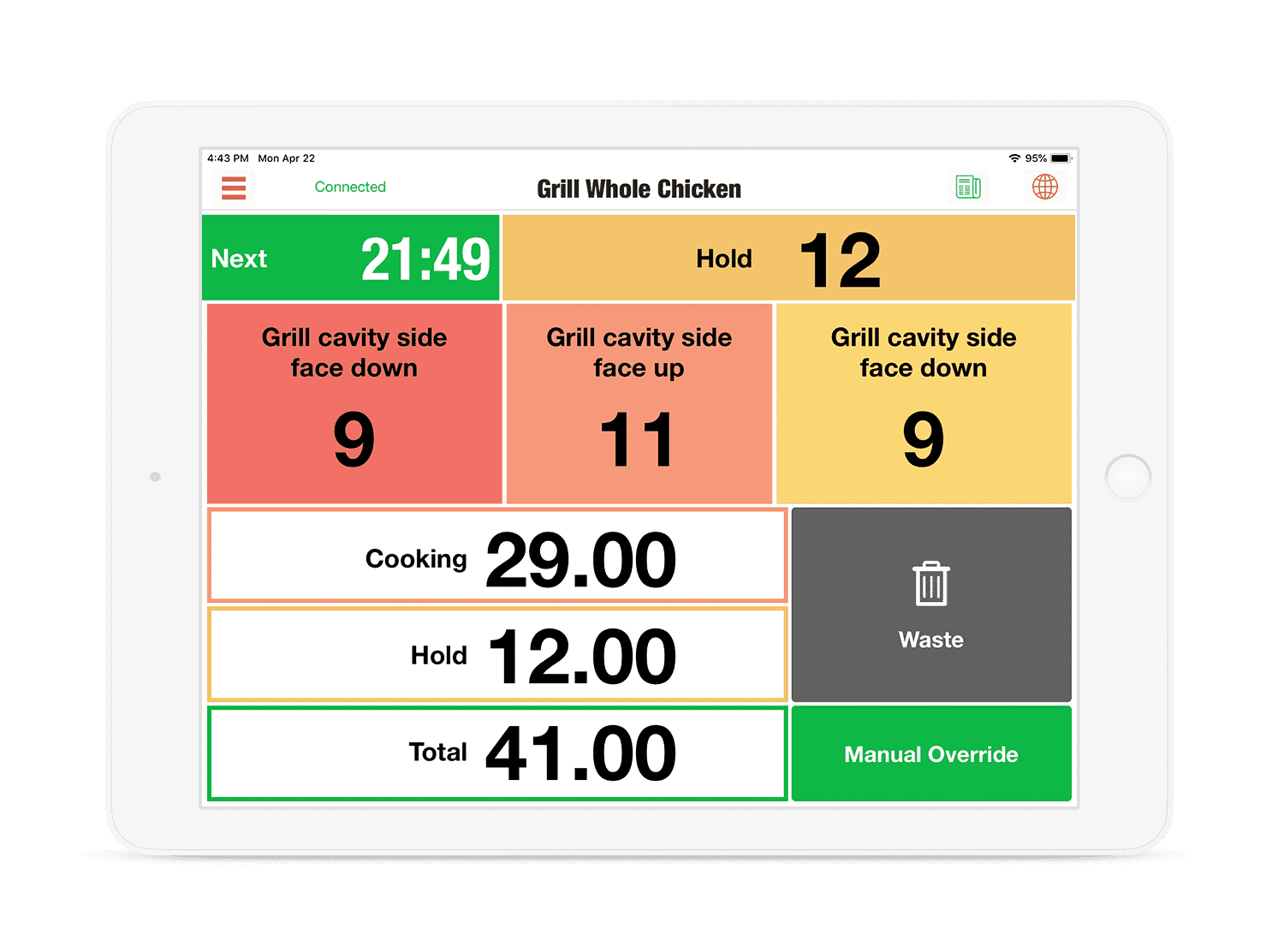 kitchintel main screen