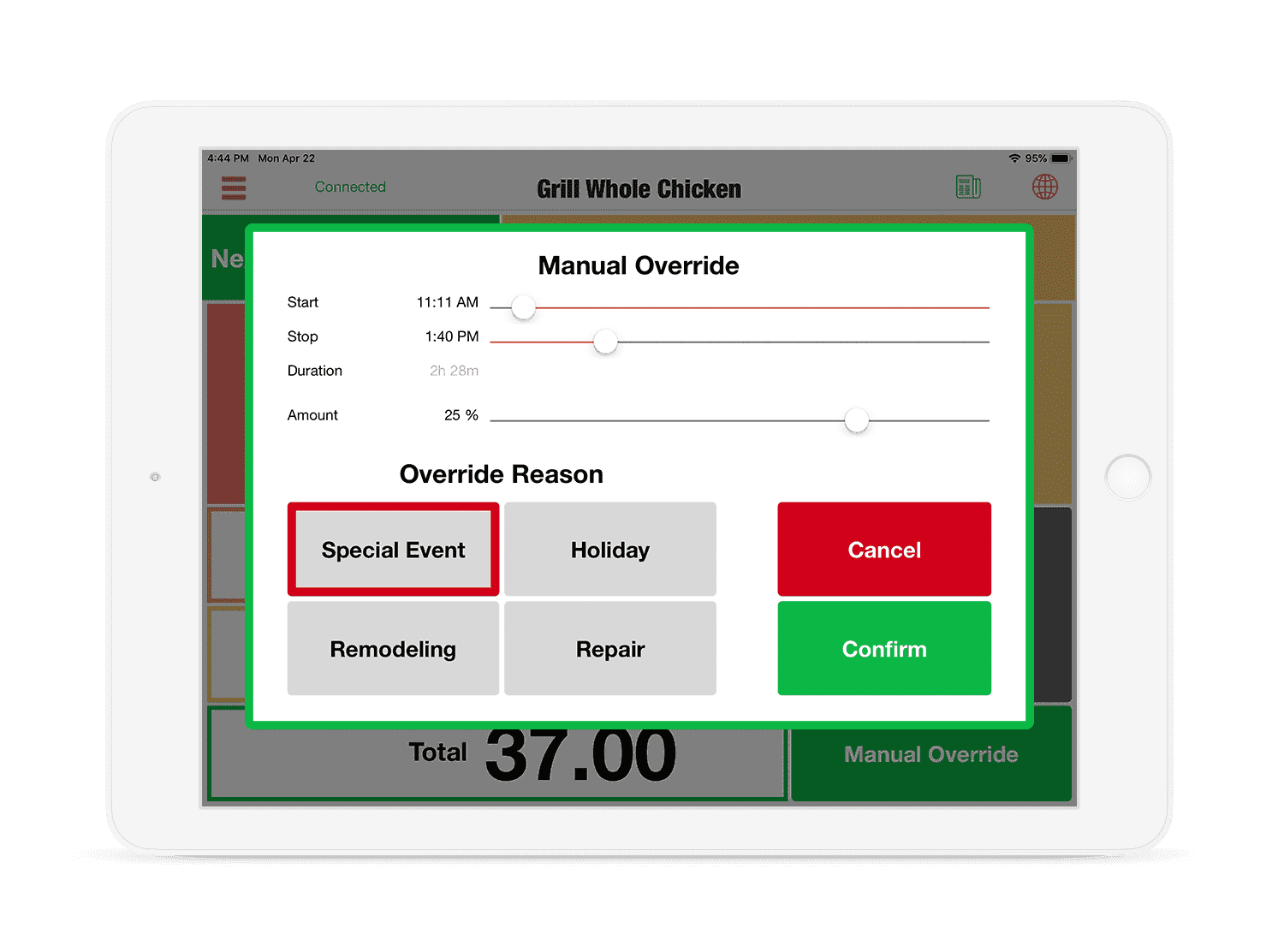 Restaurant Kitchen Intelligence - Grillmaster screenshot