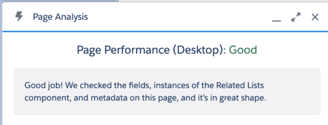 Page Performance on Analyze Lightning Pages in Salesforce Winter '21 Release