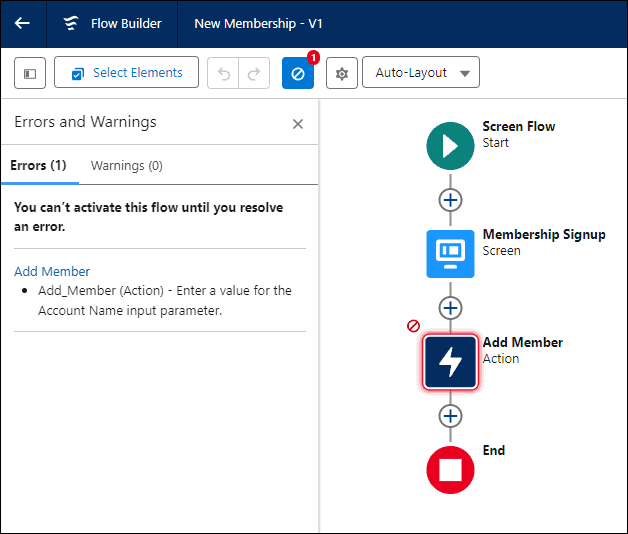 Salesforce Winter '25 Release - Errors and Warning Pane