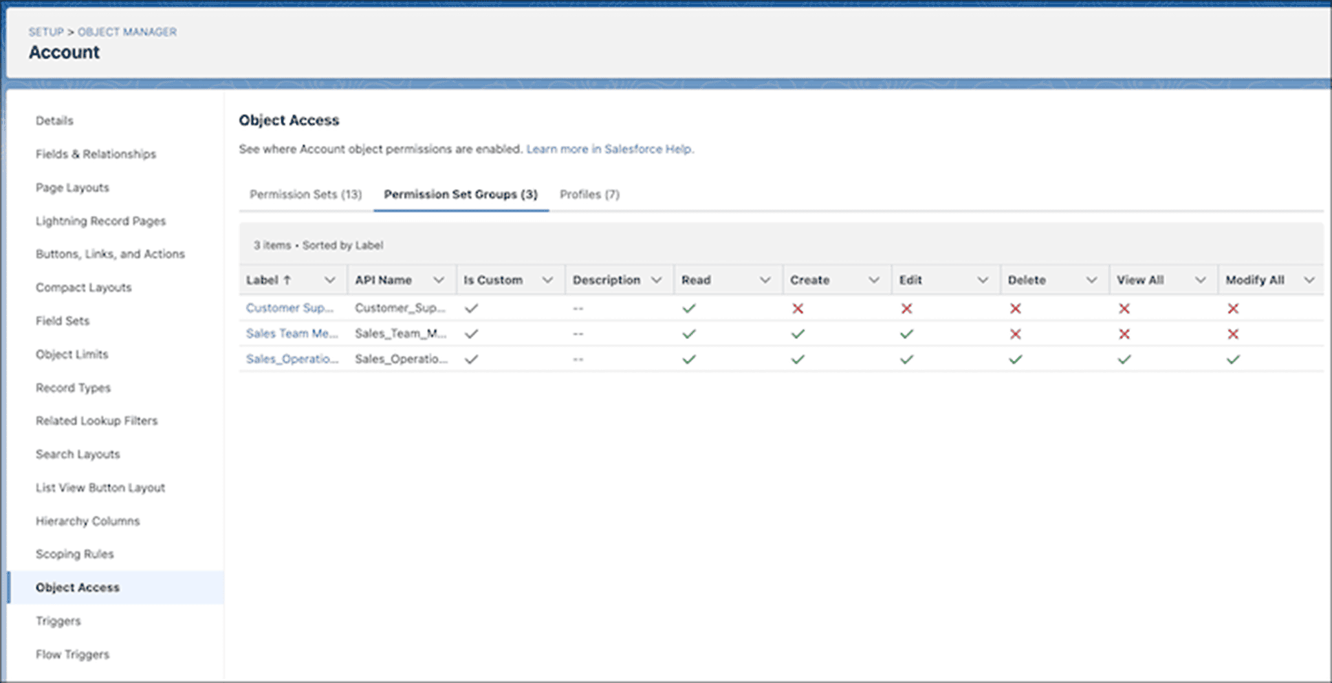 Salesforce Winter '25 Release - Object Access Summary