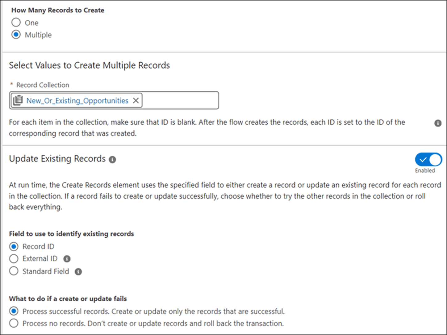 Salesforce Winter '25 Release - Upsert using the Create Records Element