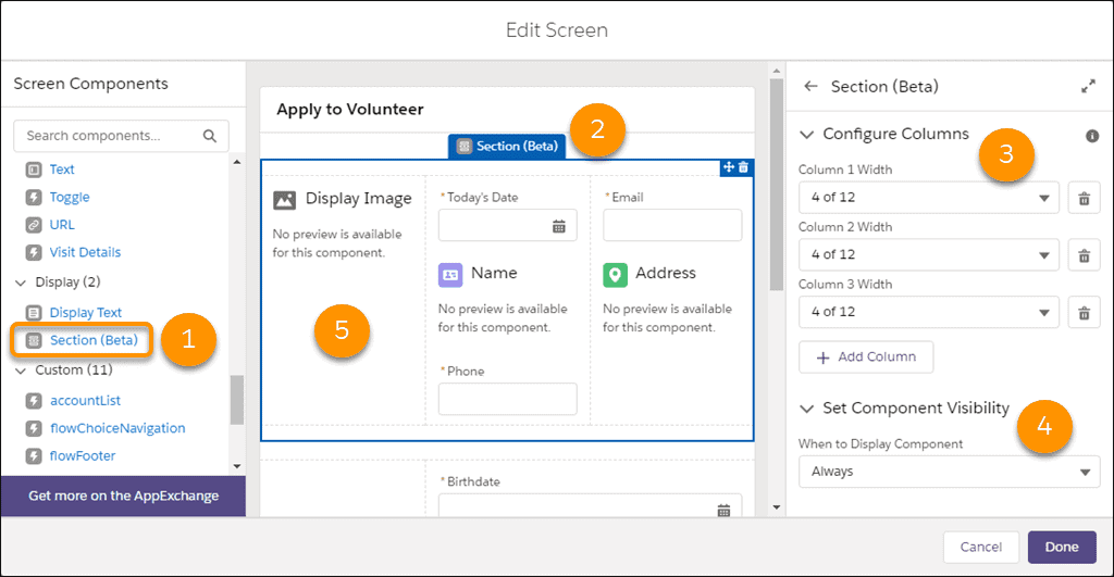 salesforce dashboard