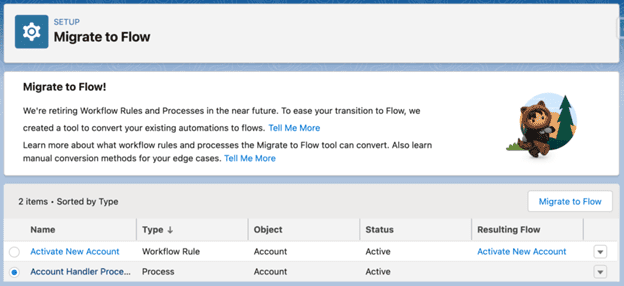 salesforce spring '23 release migrate to flow
