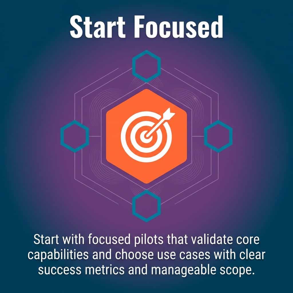 Roadmap tip: start with focused pilots, clear success metrics, and manageable scope.