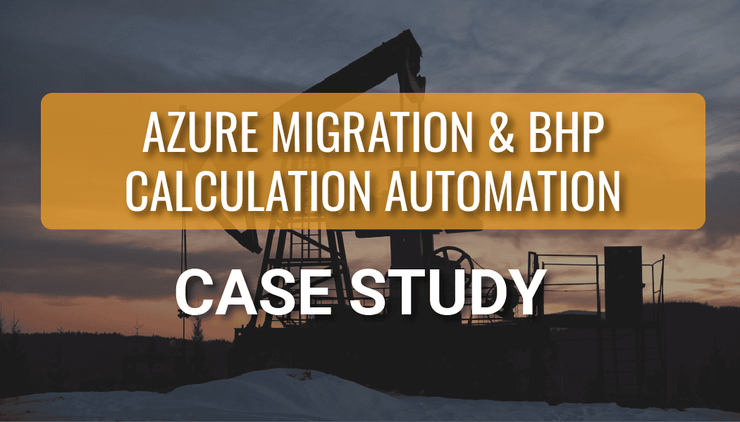 BHP Calculations case study 